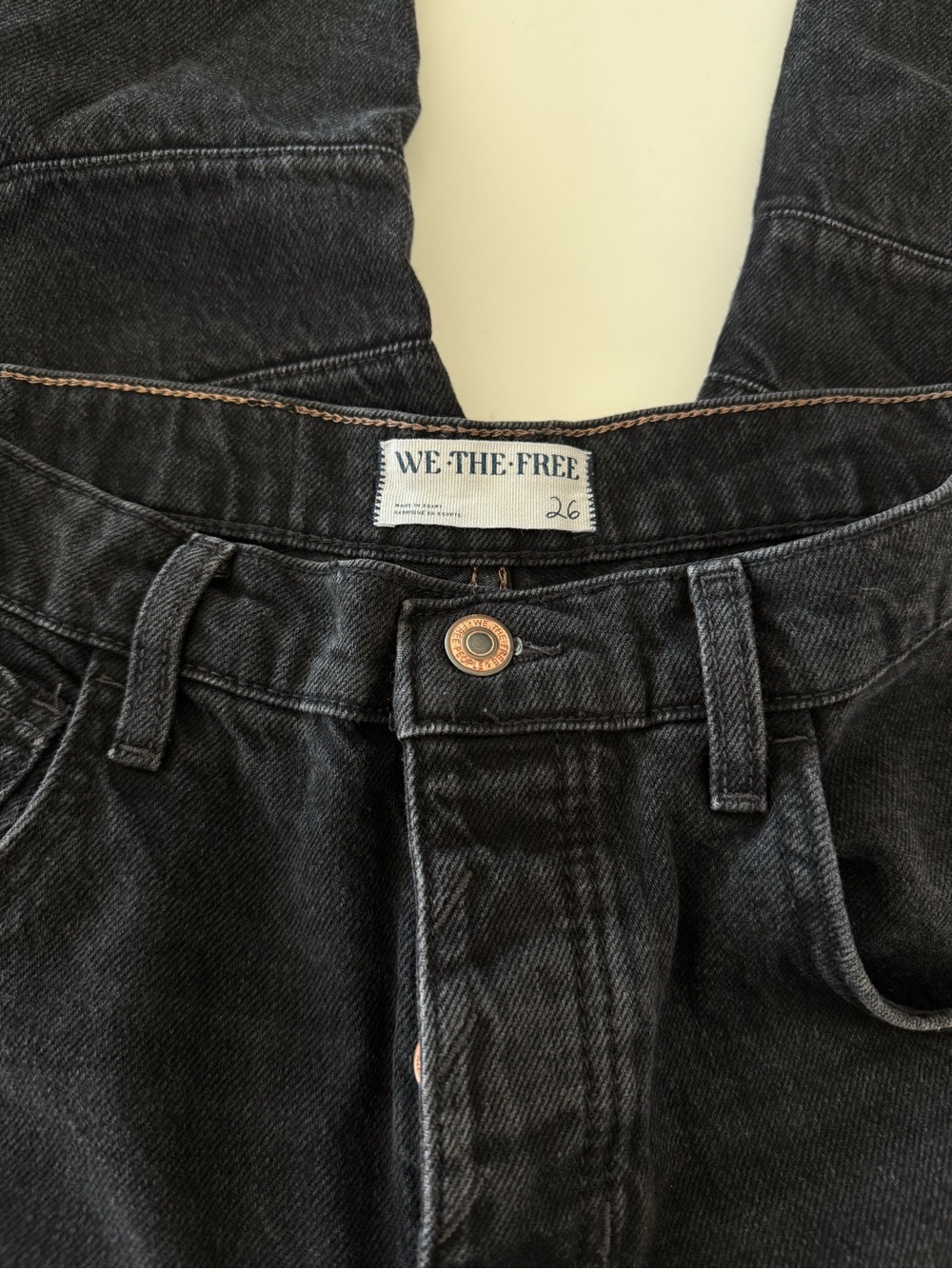 We The Free good luck barrel jeans sz 26 - Picture 8 of 8